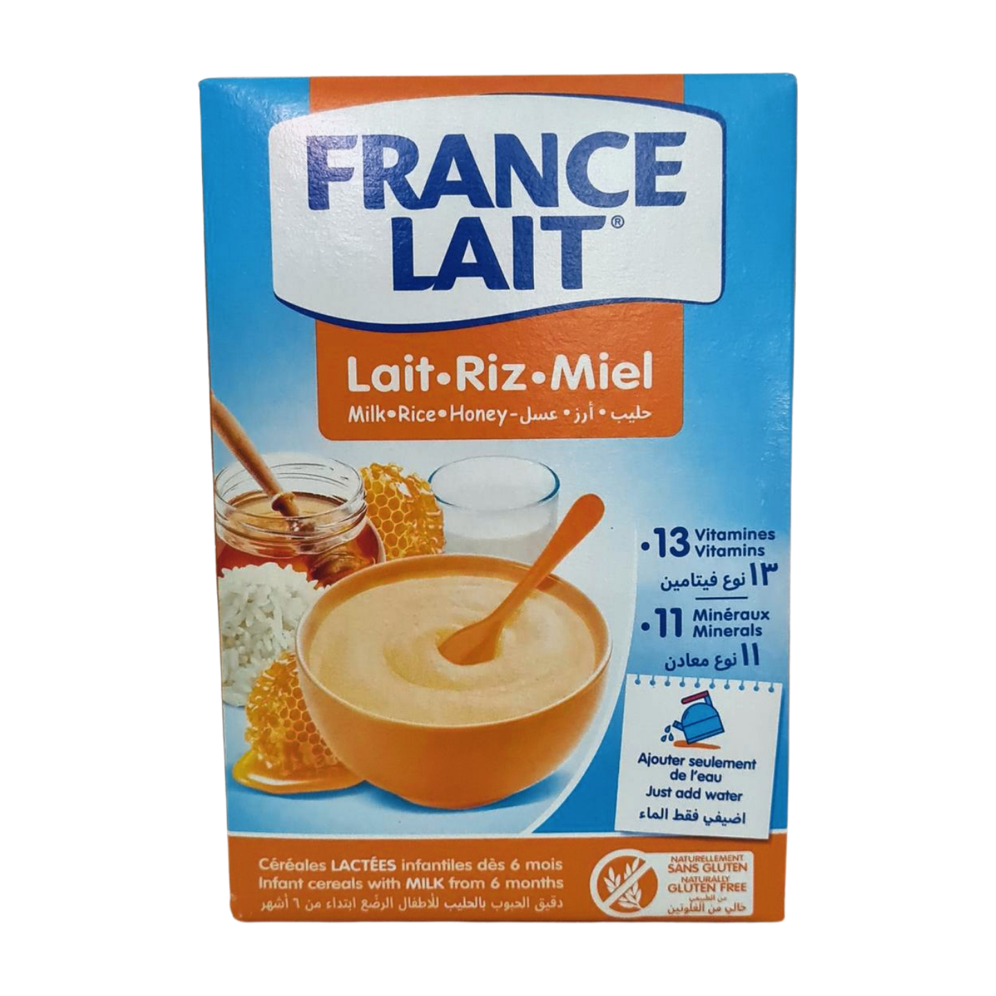 Céréales lactées Lait Riz Miel - France Lait